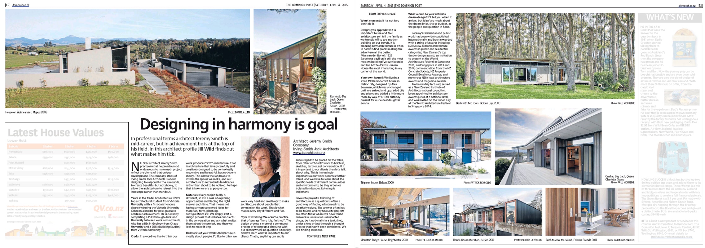 04.04.15 - Dominion Post Feature Irving Smith Architects
